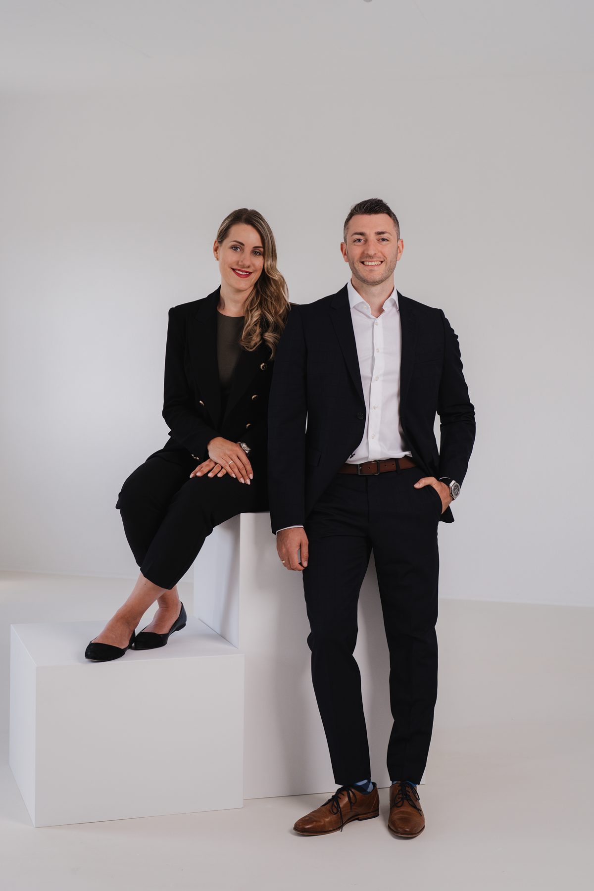 Sandra und Nico Wurth im Studio